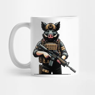 Tactical Wild Boar Adventure Tee Unleash the Beast Within Mug